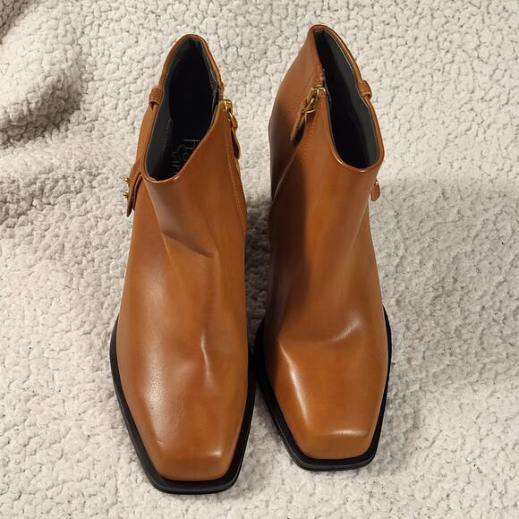 \NEW Franco Sarto Vivica womens bootie Brown faux leather size 10 - Picture 3 of 7